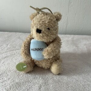 Vintage Classic Pooh Winnie the Pooh Plush 8" Disney Bear Honey Pot Crib Toy Y2K